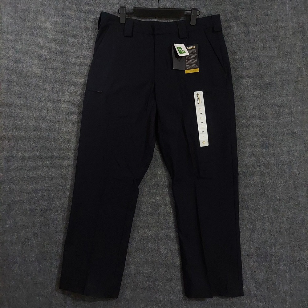 First Tactical V2 Pro Duty Pants Mens 34x29 Midnight Navy 6 Pocket Teflon 114041